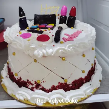 Makeup theme cake